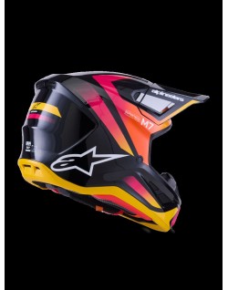 HELMET SM7 RISE BLK/YL/PINK XS