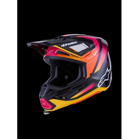 HELMET SM7 RISE BLK/YL/PINK S