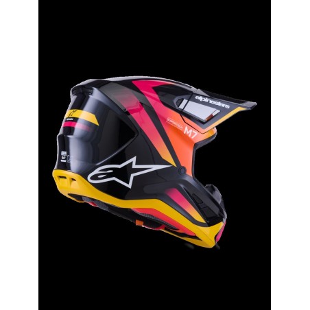 HELMET SM7 RISE BLK/YL/PINK XL