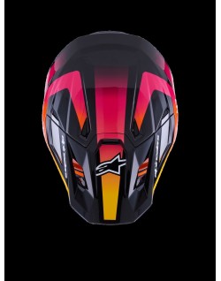 HELMET SM7 RISE BLK/YL/PINK 2X