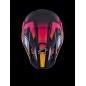 HELMET SM7 RISE BLK/YL/PINK 2X