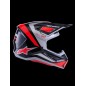 HELMET SM7 RISE BLK/RD/SILV M