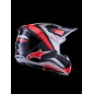 HELMET SM7 RISE BLK/RD/SILV 2X