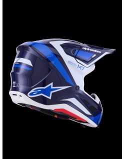 HELMET SM7 RISE BLUE/WHITE XS