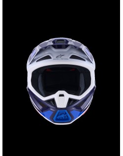 HELMET SM7 RISE BLUE/WHITE S