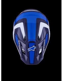 HELMET SM7 RISE BLUE/WHITE 2X