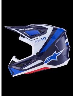 HELMET SM7 RISE BLUE/WHITE 2X