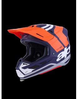 HELMET SM7 CORE ORAN/BLUE L