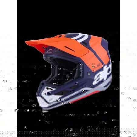 HELMET SM7 CORE ORAN/BLUE XL