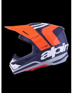 HELMET SM7 CORE ORAN/BLUE 2X