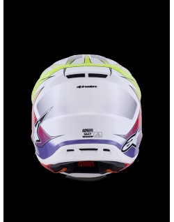 HELMET SM7 FUSE WHT/YL/PU XS