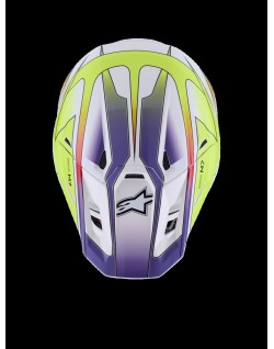HELMET SM7 FUSE WHT/YL/PU XS