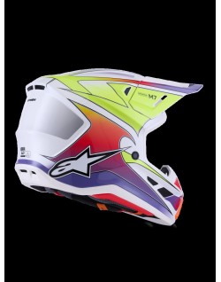 HELMET SM7 FUSE WHT/YL/PU XL