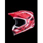 HELMET SM7 DEED RED/BLK/WH XS