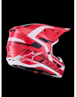 HELMET SM7 DEED RED/BLK/WH XS