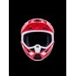 HELMET SM7 DEED RED/BLK/WH XS