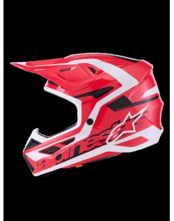 HELMET SM7 DEED RED/BLK/WH XS