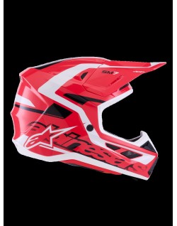 HELMET SM7 DEED RED/BLK/WH XS