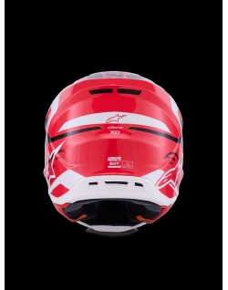 HELMET SM7 DEED RED/BLK/WH S