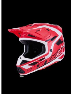 HELMET SM7 DEED RED/BLK/WH M