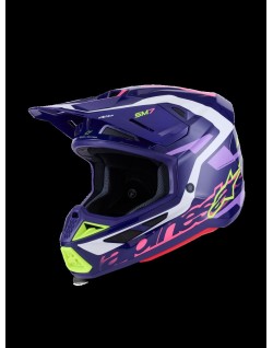 HELMET SM7 DEED PURPLE/PINK XL