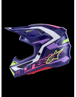 HELMET SM7 DEED PURPLE/PINK 2X