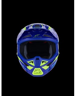 HELMET SM7 DEED BLUE/YEL XS