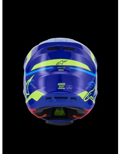 HELMET SM7 DEED BLUE/YEL M