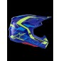 HELMET SM7 DEED BLUE/YEL M