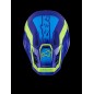 HELMET SM7 DEED BLUE/YEL L