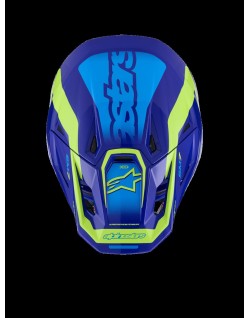 HELMET SM7 DEED BLUE/YEL XL