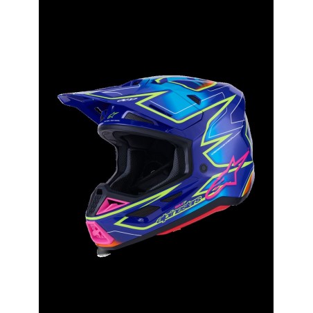 HELMET SM7 CAST BLU/YL/PINK XS