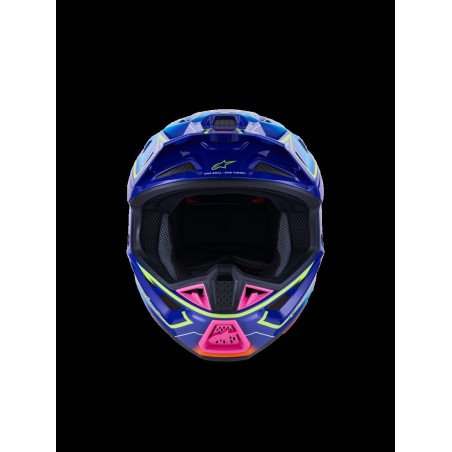 HELMET SM7 CAST BLU/YL/PINK XS