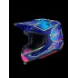 HELMET SM7 CAST BLU/YL/PINK 2X