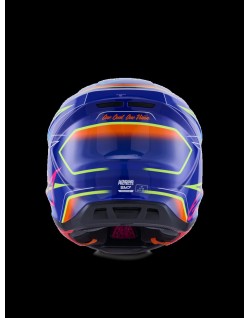 HELMET SM7 CAST BLU/YL/PINK 2X