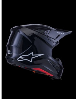 HELMET SM7 BLACK-GLOSS L