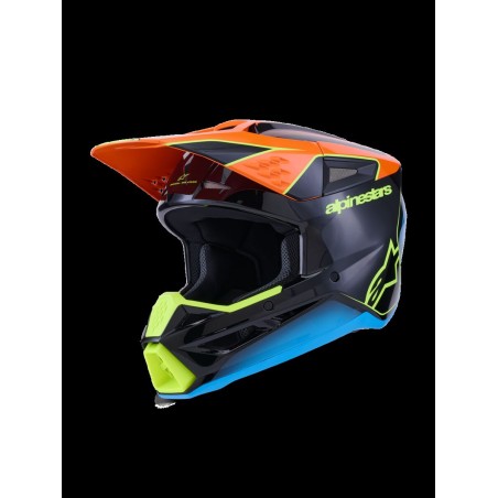 HELMET SM3 FRAY BLK/OR/YL S