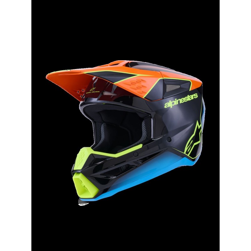 HELMET SM3 FRAY BLK/OR/YL 2X