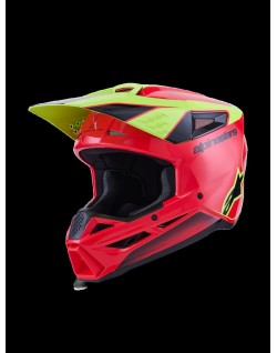 HELMET SM3 FRAY RED/YL/BLK L