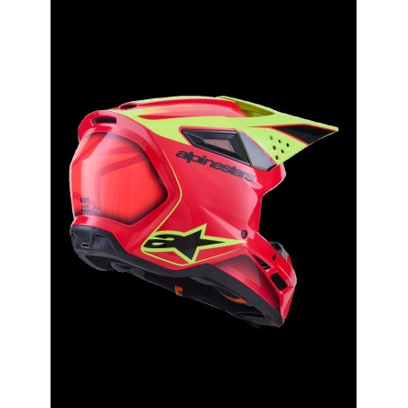 HELMET SM3 FRAY RED/YL/BLK L
