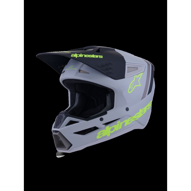 HELMET SM3 RADIUM GRAY/BLK/YL 