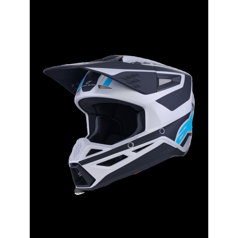 HELMET SM3 HEAT SILV/BL/BLK XS