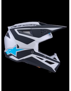 HELMET SM3 HEAT SILV/BL/BLK 2X