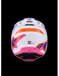 HELMET SM3 HEAT WHT/PU/PINK M