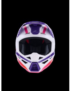 HELMET SM3 HEAT WHT/PU/PINK M