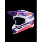 HELMET SM3 HEAT WHT/PU/PINK XL
