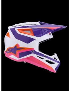 HELMET SM3 HEAT WHT/PU/PINK XL