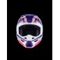 HELMET SM3 HEAT WHT/PU/PINK 2X
