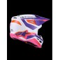 HELMET SM3 HEAT WHT/PU/PINK 2X