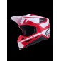 HELMET SM3 HEAT RED/WH/BLK XS